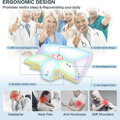 Memory Foam Cervical Pillow – Ergonomic Neck Support for Better Sleep