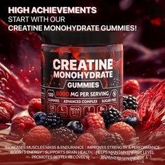 Muscle Boost Gummies – Creatine & Vitamin Energy Chews