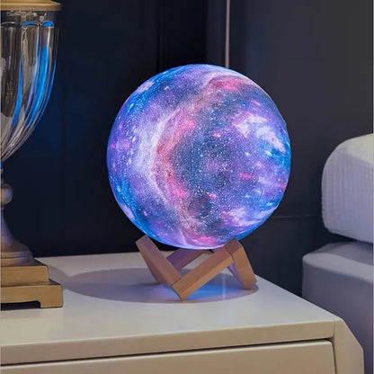 16-Hue 3D Moon LED Lamp - Magical Night Light