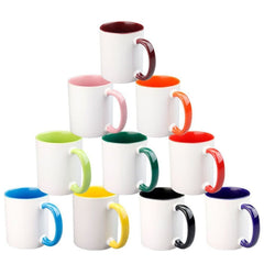11oz Designer Coffee Color Sublimation Mug