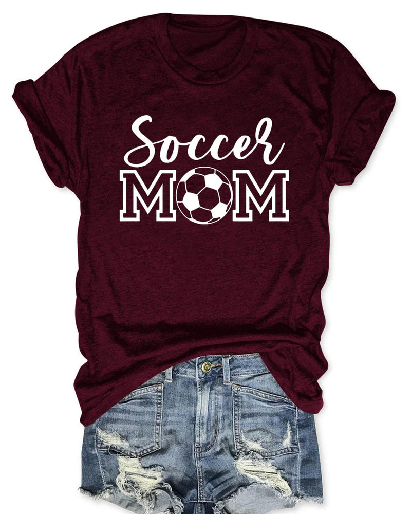 Sporty Mom Graphic Tee - Loose Fit Pullover