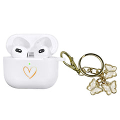 AirPods 3 Soft Silicone Case with Gold Heart - 2021 Model